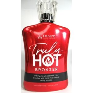 HEMPZ Truly Hot Tingle Bronzer Indoor Tanning Lotion  13.5 fl oz 400mL